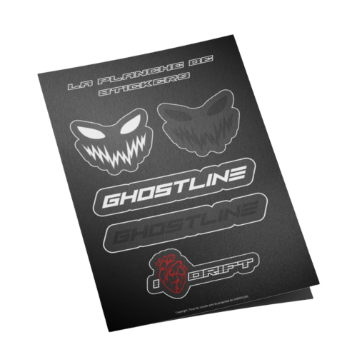 Planche de Stickers GHOSTLINE